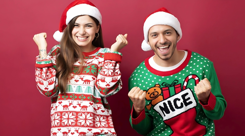 Ugly Christmas Sweaters for Best Couples